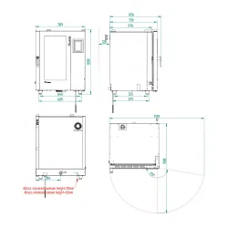 Four électrique à convection FM industrial STG 111 V7