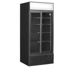 Armoire réfrigérée vitrée TEFCOLD FSC891S BLACK