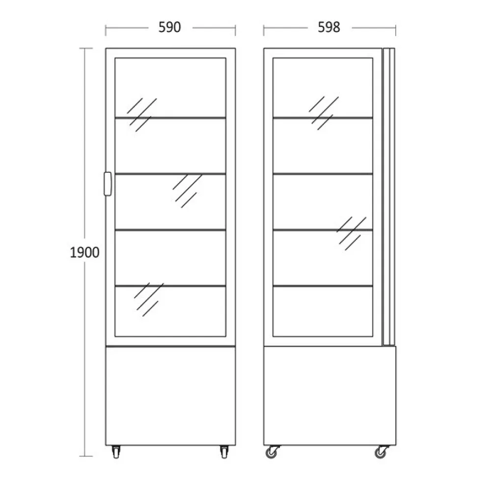 Vitrine pâtissière SCANDOMESTIC 19311110000DC402BB
