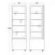 Vitrine pâtissière SCANDOMESTIC 19311110000DC402BB
