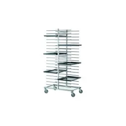 Chariot pour plaque de pâtisserie 600x400 Gi.Metal BZ-4U