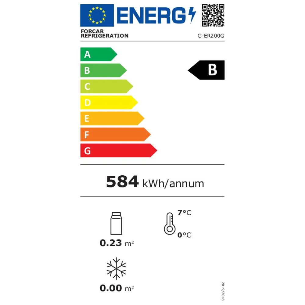 Réfrigérateur FORCAR G-ER200G