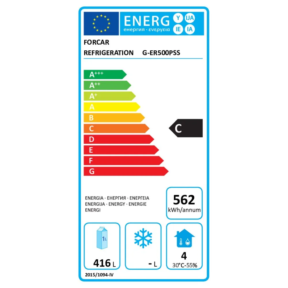 Réfrigérateur FORCAR G-ER500PSS