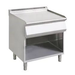 Table en acier inoxydable sans étagère BHS-G GN0100-080EV+S02
