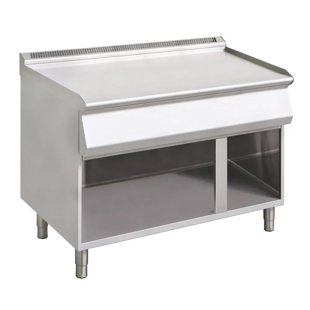Table en acier inoxydable sans étagère BHS-G GN0100-120EV+S02