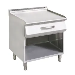Table en acier inoxydable avec tiroirs BHS-G GN0110-080EV+S02
