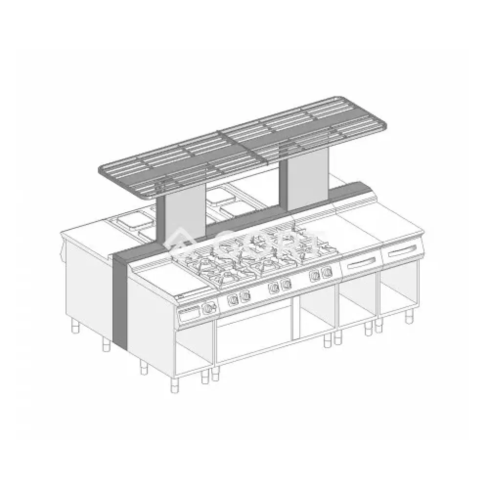 Quincaillerie et accessoire pour comptoir chauffant BHS-G GZ0100-240EV