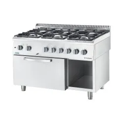 Cuisinière à gaz avec four Stalgast 9714410