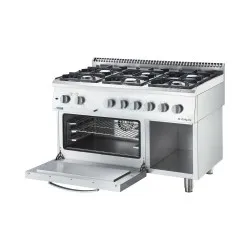 Cuisinière à gaz avec four Stalgast 9714410