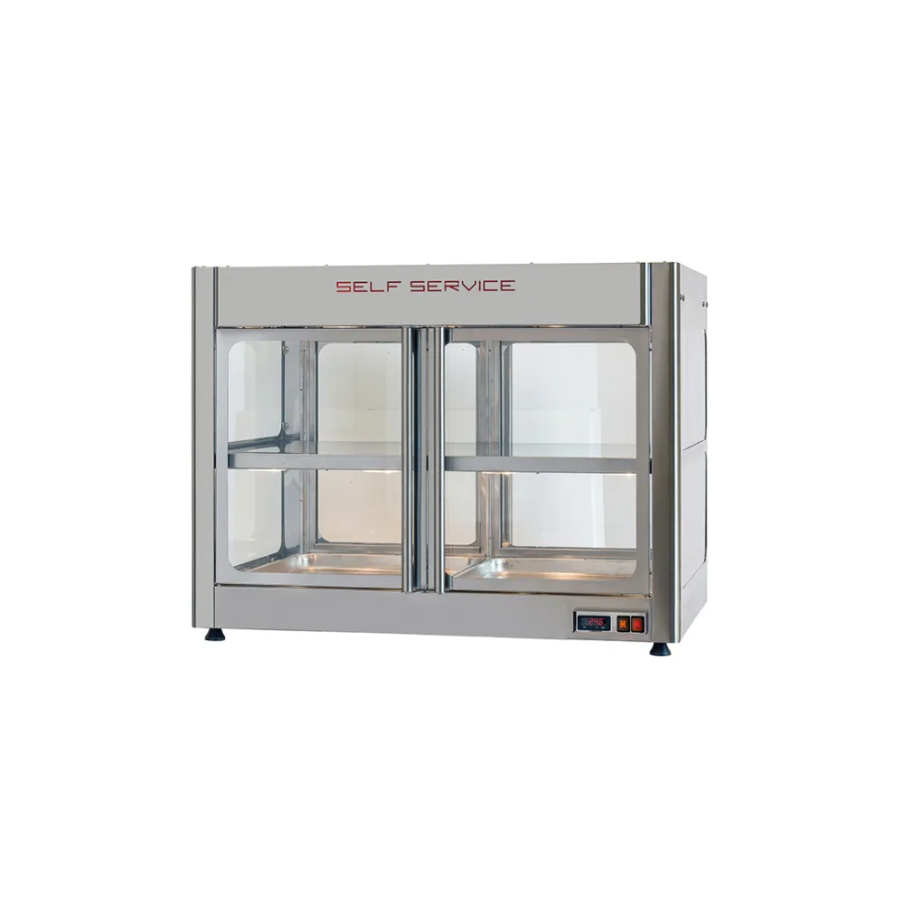 Armoire chaude avec plan de travail neutre Elangrill TCR2- TRAVOLA CALDA