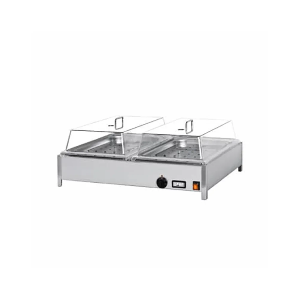Bain-marie chaud Elangrill GN2/2VETRINETTE