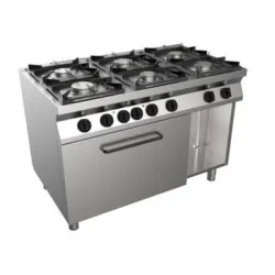Cuisinière à gaz avec four CASTA S7/KUG6LE