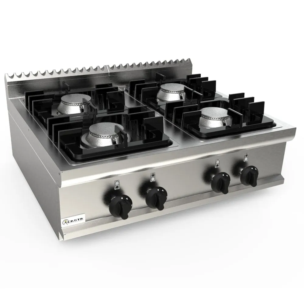 Plaque de cuisson gaz CASTA P7/CUPG4BB.4M