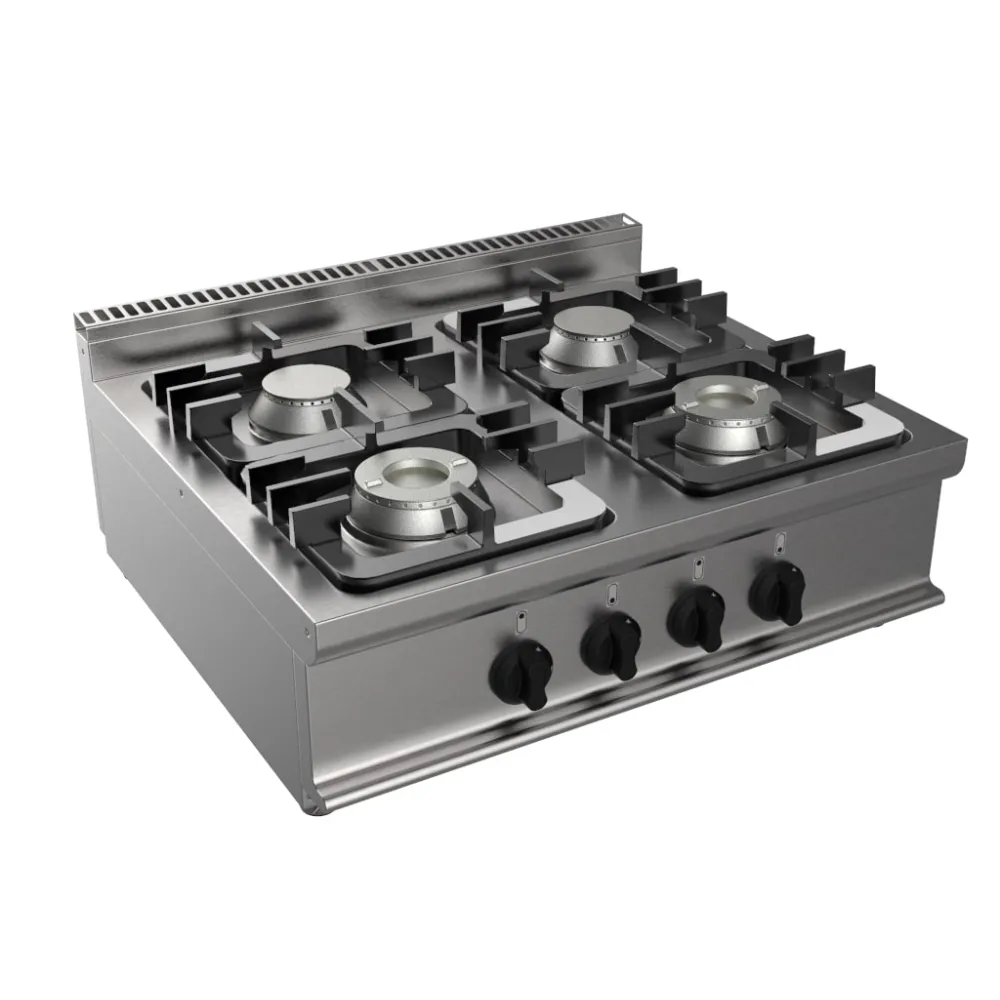 Plaque de cuisson gaz CASTA P7/CUPG4BB.2M2G