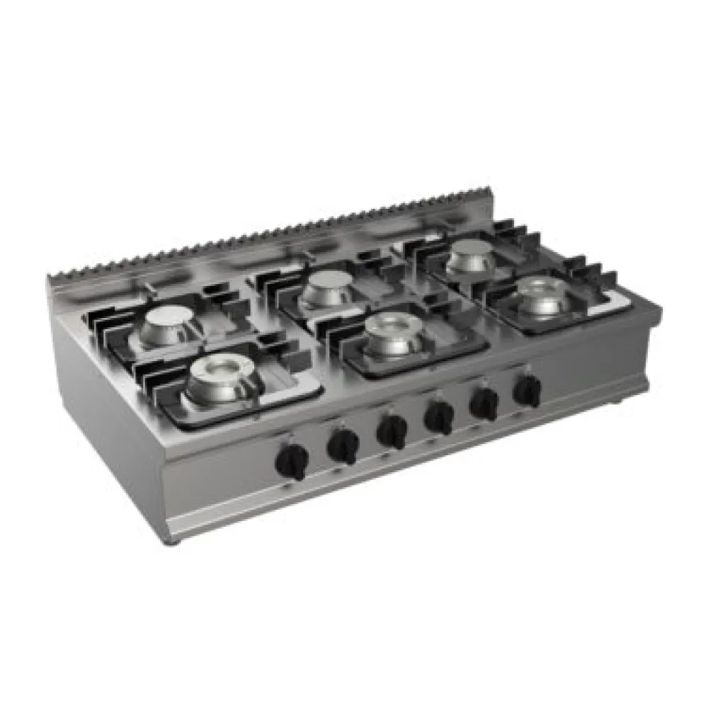 Plaque de cuisson gaz CASTA P7/CUPG6BB.3M3G