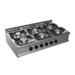 Plaque de cuisson gaz CASTA P7/CUPG6BB.3M3G