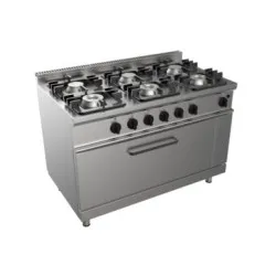 Cuisinière à gaz avec four CASTA E7/CUPG6FM.6M