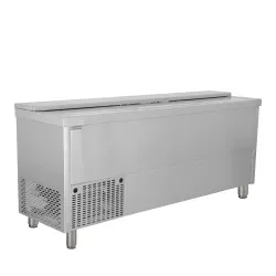Table réfrigérée pour caisses et bouteilles TEFCOLD BHC200X1