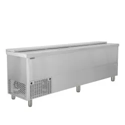 Table réfrigérée pour caisses et bouteilles TEFCOLD BHC250X1