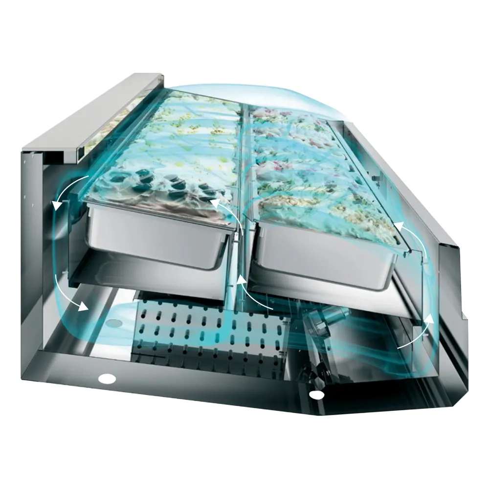 Congélateur coffre vitrine TEFCOLD SUPER CAPRI 24