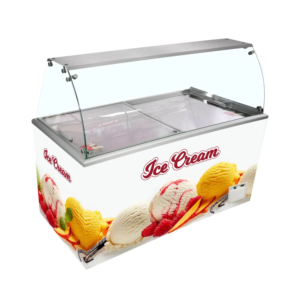 Vitrine à glaces TEFCOLD IDA600-W1+