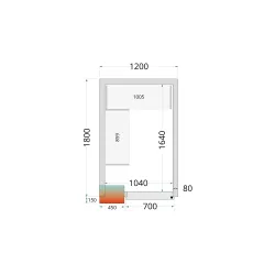 Panneau de chambre froide TEFCOLD 44033