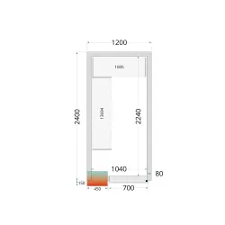 Panneau de chambre froide TEFCOLD 44037