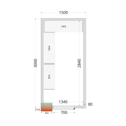 Panneau de chambre froide TEFCOLD 44071