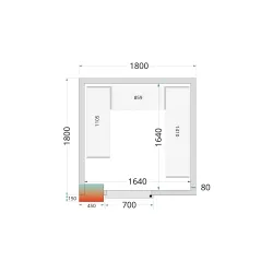 Panneau de chambre froide TEFCOLD 44072