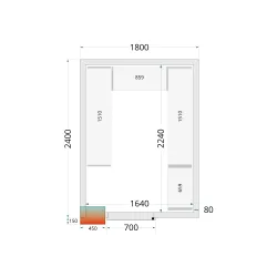Panneau de chambre froide TEFCOLD 44077