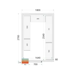 Panneau de chambre froide TEFCOLD 44078