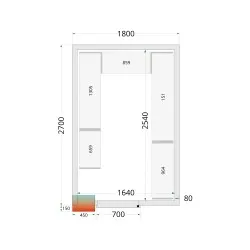 Panneau de chambre froide TEFCOLD 44079