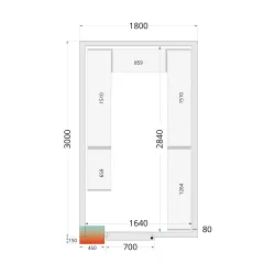 Panneau de chambre froide TEFCOLD 44080