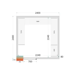 Panneau de chambre froide TEFCOLD 44088