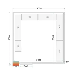 Panneau de chambre froide TEFCOLD 44097