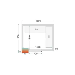 Panneau de chambre froide TEFCOLD 44360