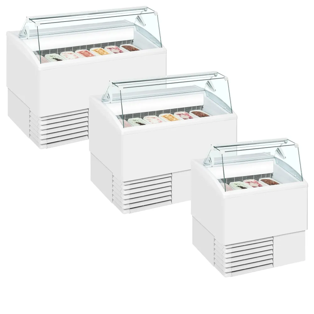 Vitrine à glaces TEFCOLD ISETTA 6ST