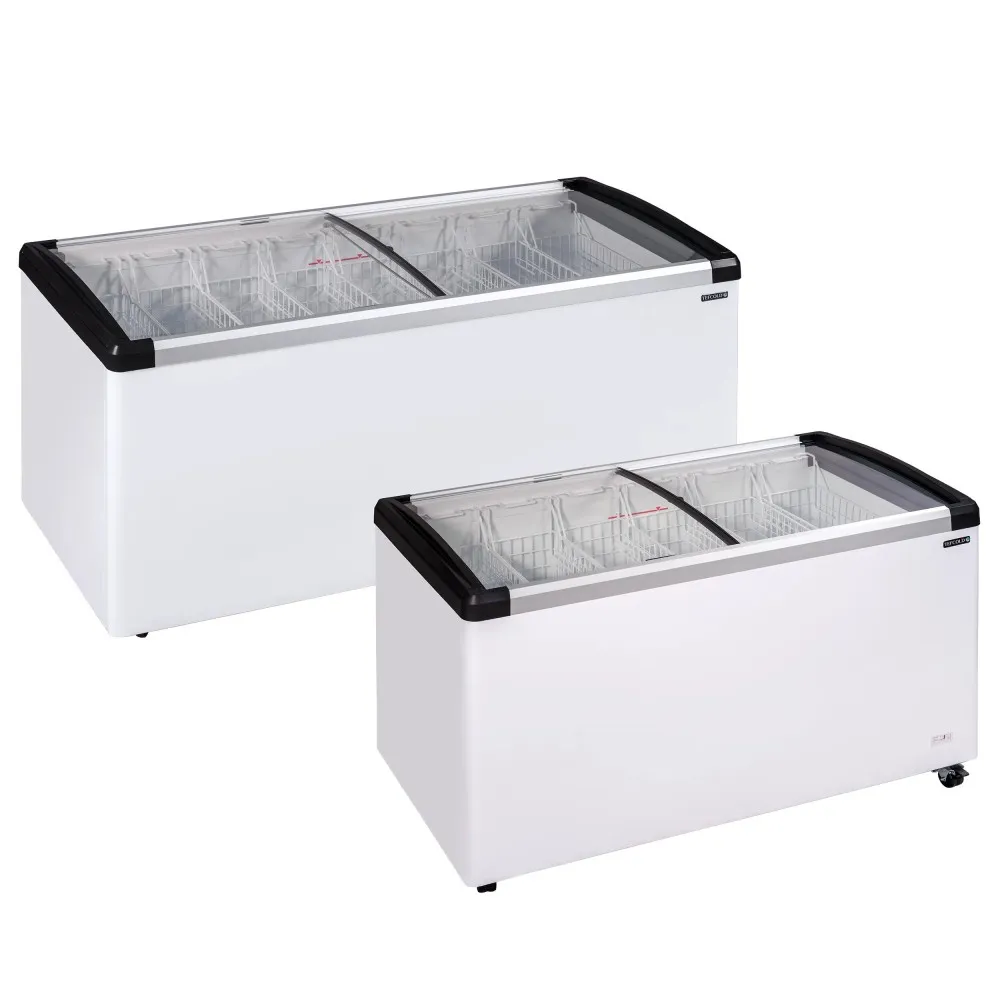 Congélateur coffre à glaces TEFCOLD IDB400-W1