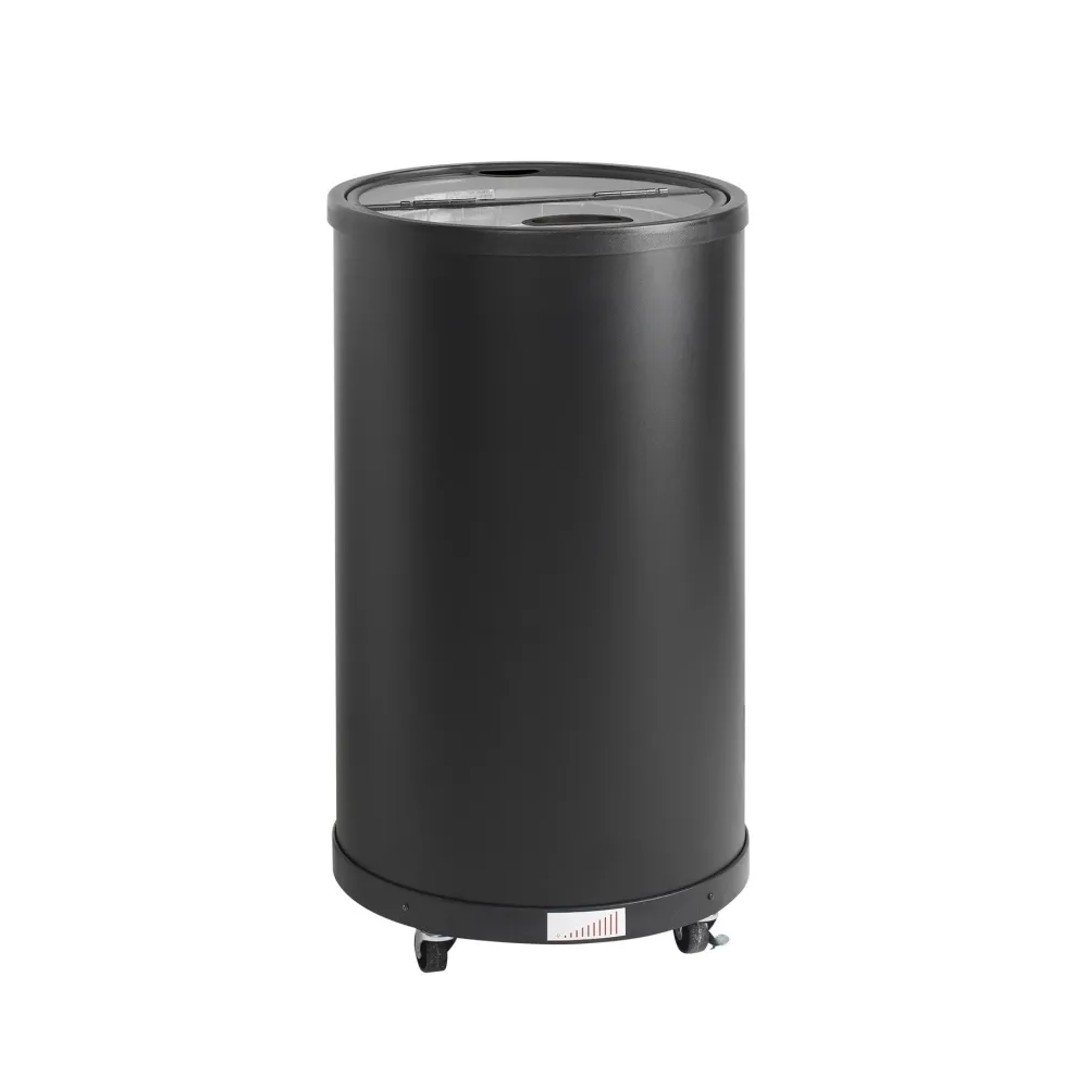Vitrine cylindrique pour canettes TEFCOLD BTA54-B1