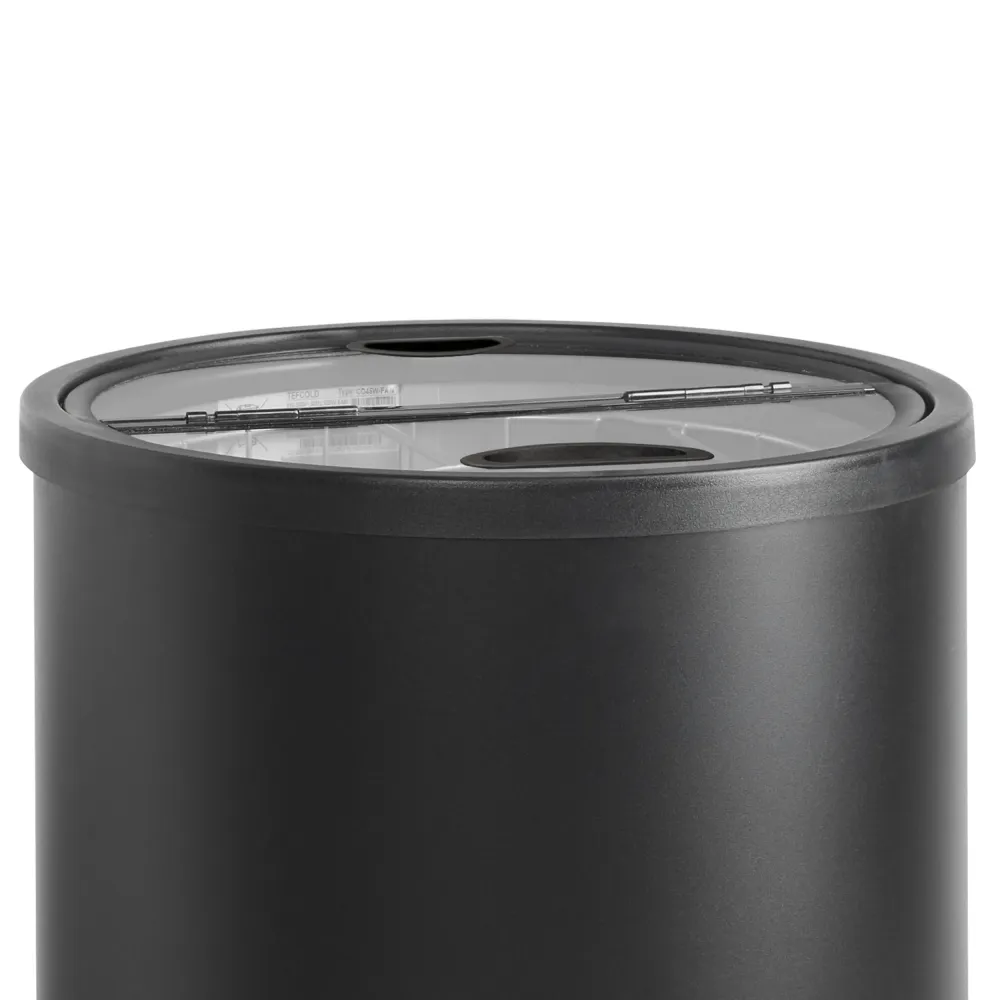 Vitrine cylindrique pour canettes TEFCOLD BTA80-B1