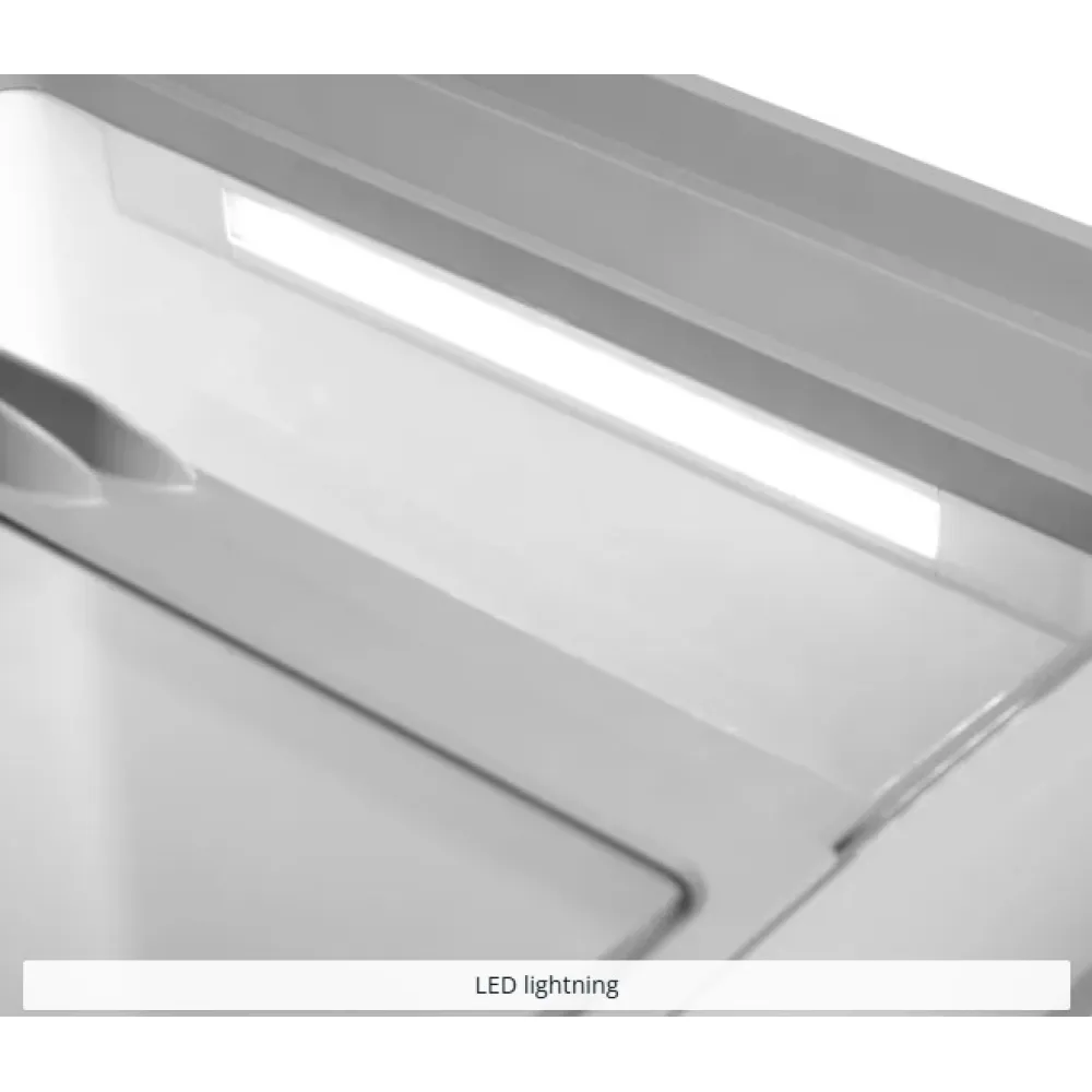 Congélateur coffre vitrine TEFCOLD IDC152-W1