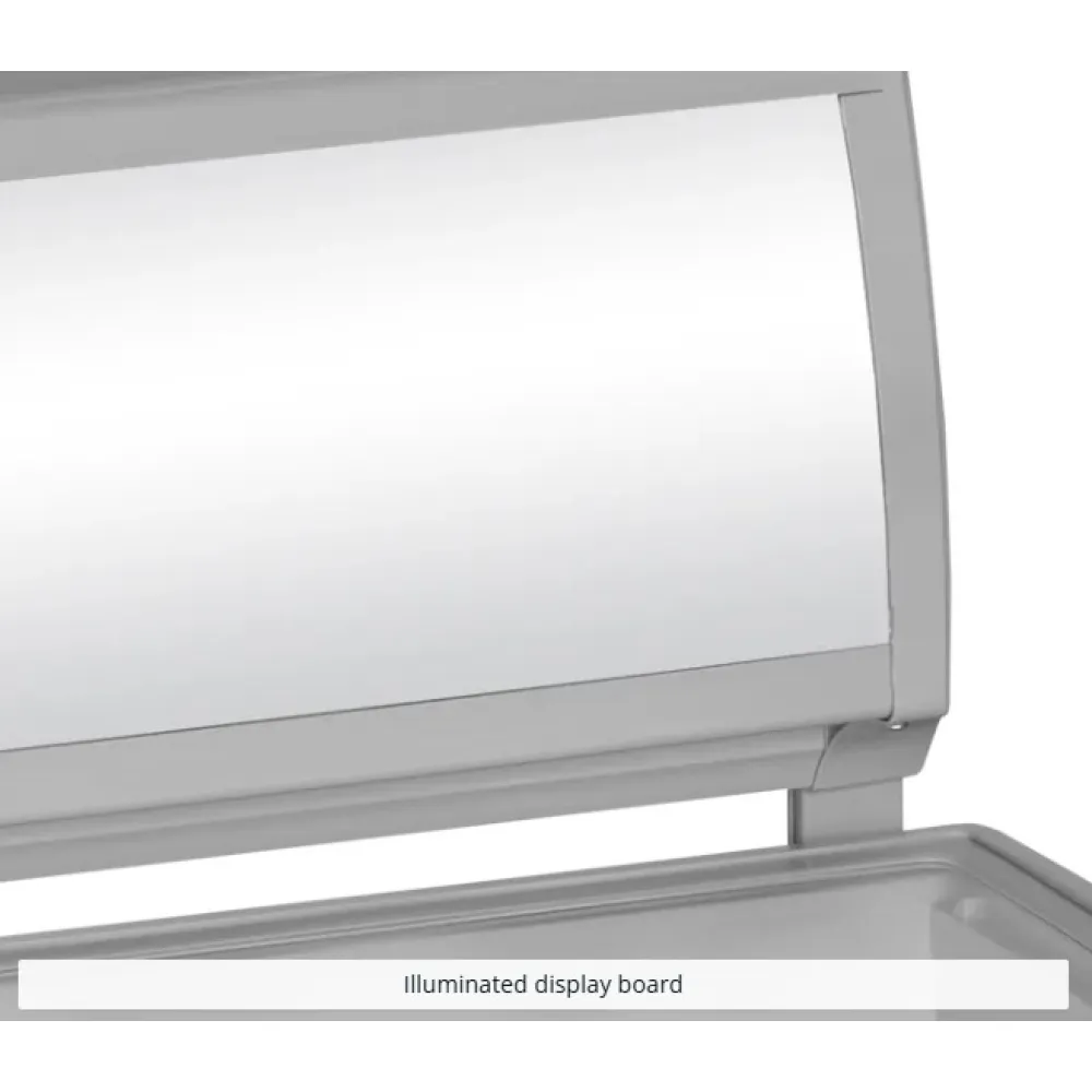 Congélateur coffre vitrine TEFCOLD IDC152C-W1