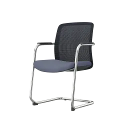 Chaise de conférence BHS-HoReCa KKT/QUADRA.CR100.B-JY01.G-334/SZ/STM