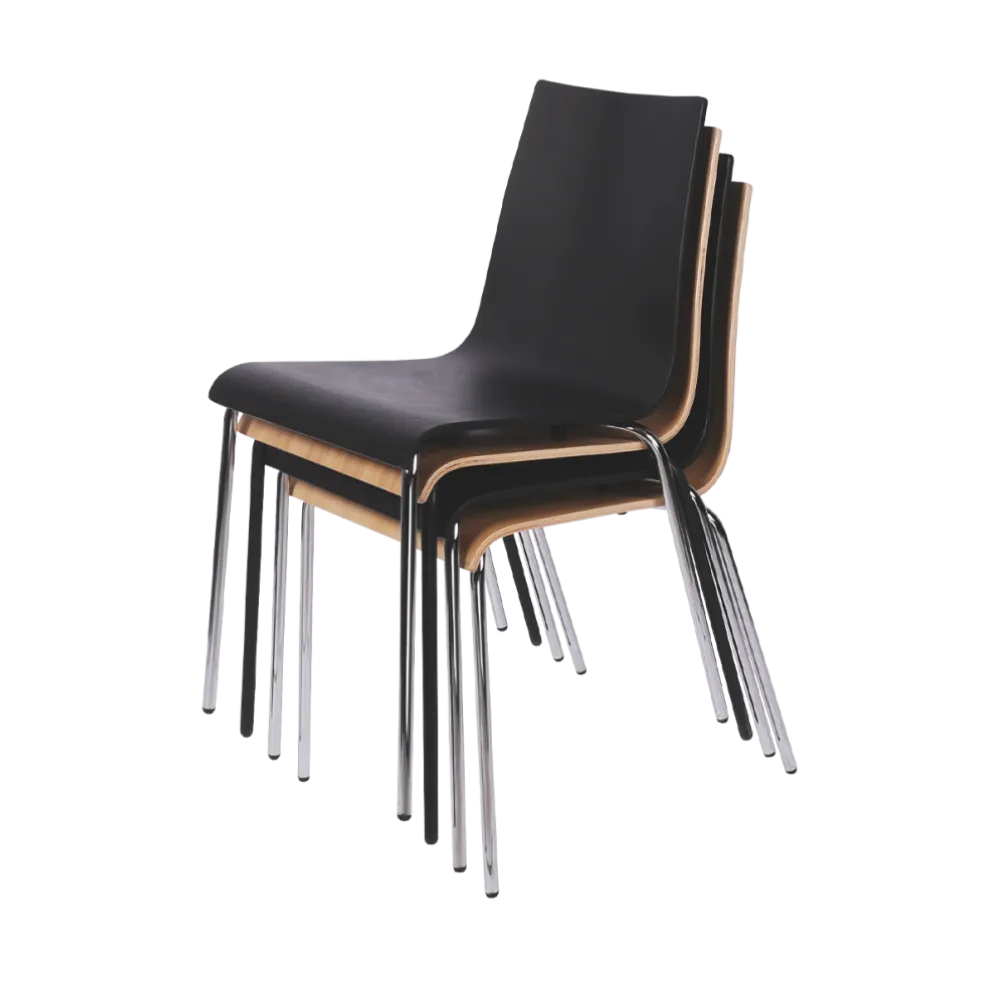 Chaise de conférence BHS-HoReCa KKO/TEXAS.01.64/BN/STM