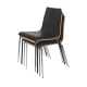 Chaise de conférence BHS-HoReCa KKO/TEXAS.01.64/BN/STM