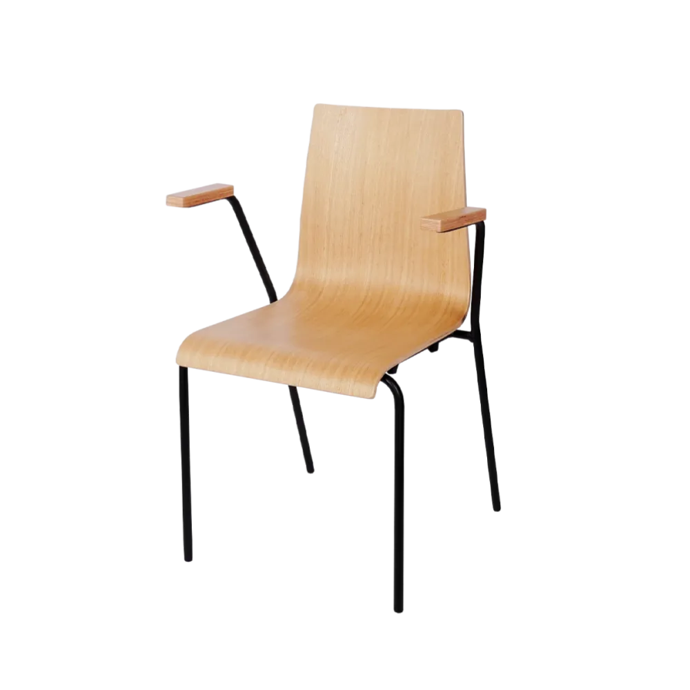 Chaise de conférence BHS-HoReCa KKO/TEXAS.01.90/BN/STM