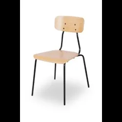 Chaise de café BHS-HoReCa KKO/ARIZONA.01.90/BN/STM
