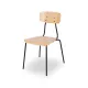 Chaise de café BHS-HoReCa KKO/ARIZONA.01.90/BN/STM