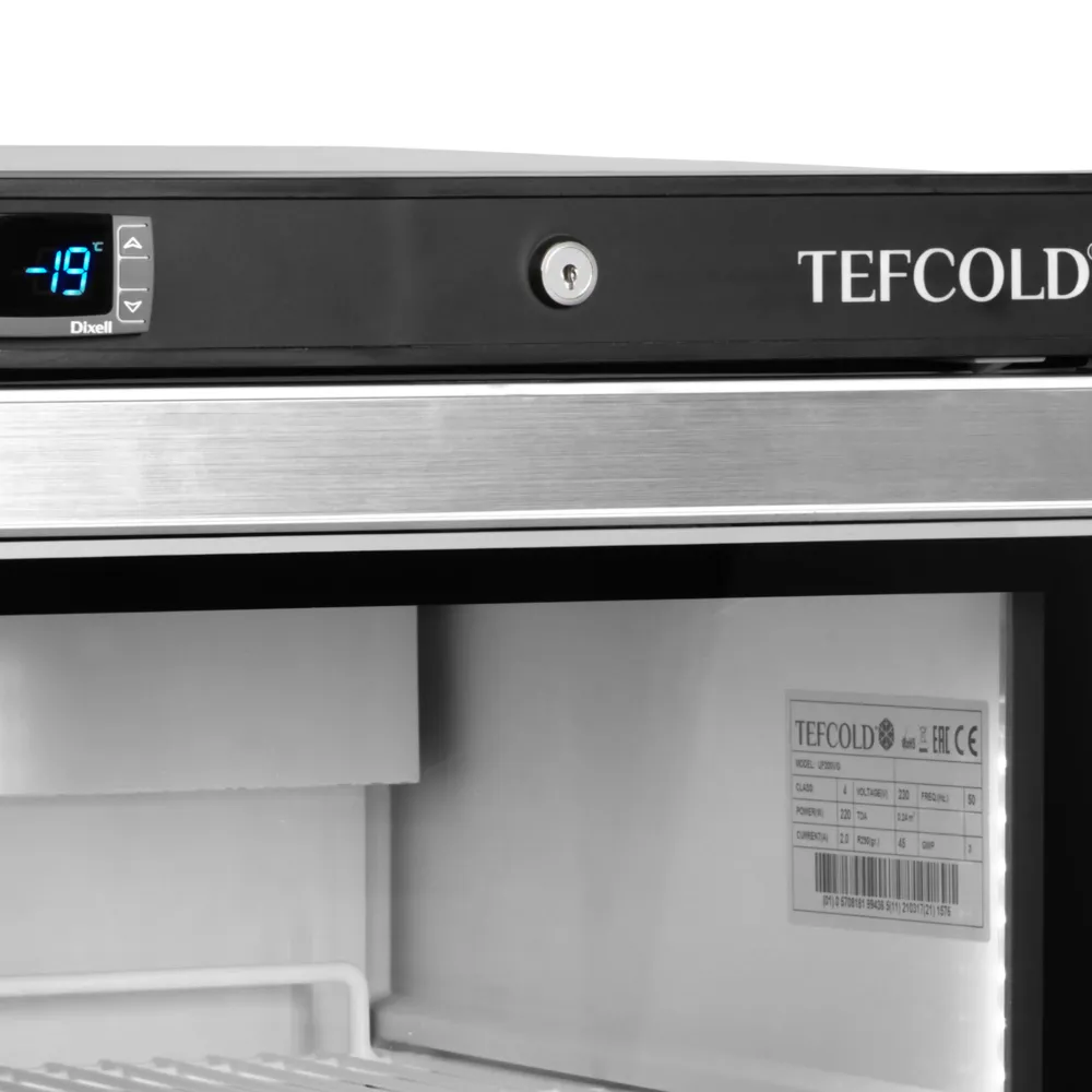 Mini congélateur vitrine TEFCOLD UF200VG