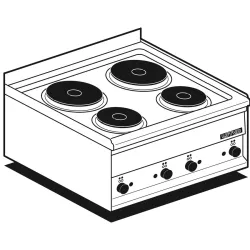 Table de cuisson électrique pour navires LOTUS 05036010